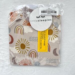 Little Sleepies 3-6 Warm Waves Crescent Zippy